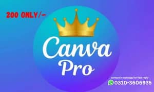 Canva Pro for Lifetime in Rs. 200/-course