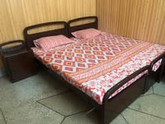 Single Wooden Bed