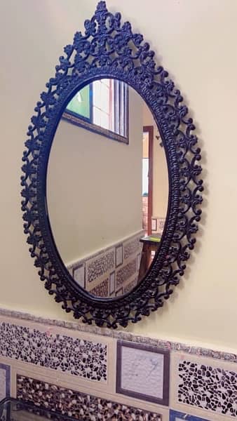 Antique mirror console 1