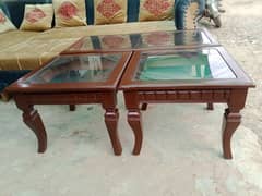 Full sheesham wood Center table set for sale