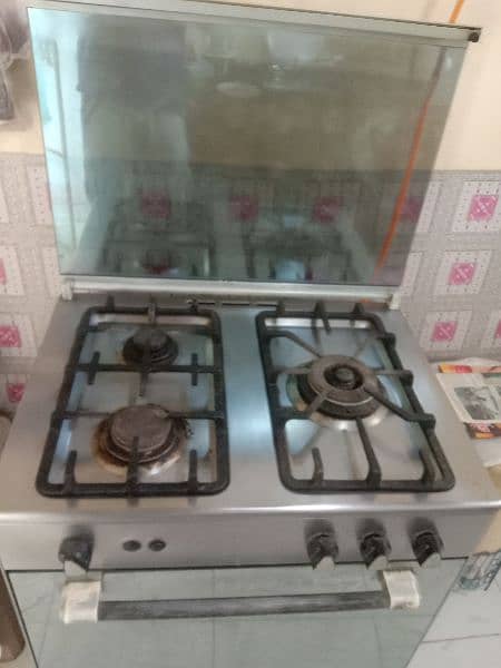 Heir Fridge and Sky Flame Gas Oven Excellent Condition 12