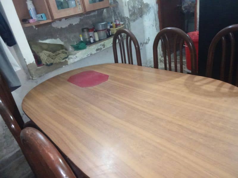 dining table with 6 chairs for sale 0