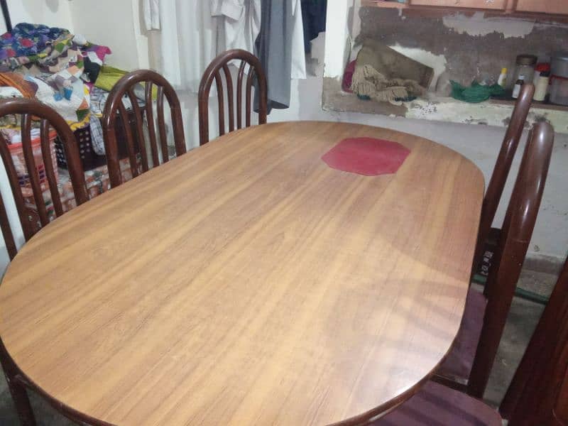 dining table with 6 chairs for sale 2