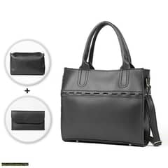 ASTOR- shoulder bag set of 3 black