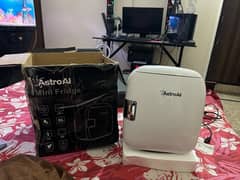 Astro AI White Portable Mini Refrigerator 9 Liter 12Can LY0309A 0