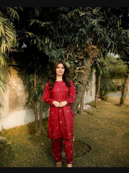 2 pieces unstitched lawn suit 1