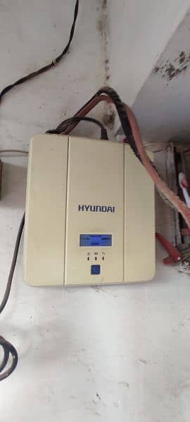 Hyundai Company inverter Ups For sale. Due to soler 1