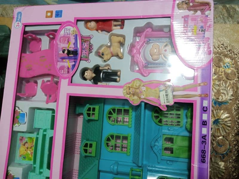 kids doll house big size brand new box pack 1