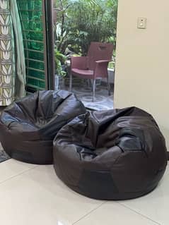 bean bags leather