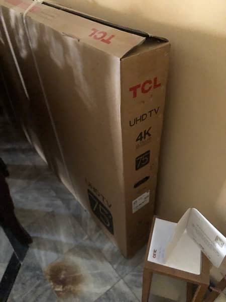 TCL - 75 inch newly bought (screen damaged) 6