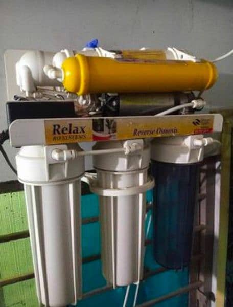 RO Relax water Filter plant set with 1 complete filter set free 3