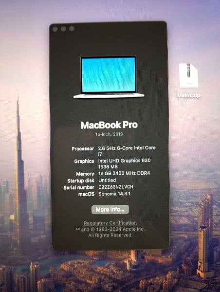 MacBook Pro 2019 15inch (16GB RAM, 256GB SSD) Powerhouse Performance 4