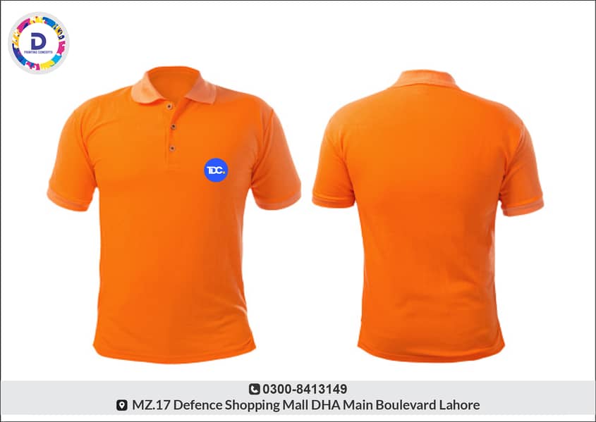 T Shirt Printing | Polo Shirt | Staff Uniform Manufacturer In Lahore 4