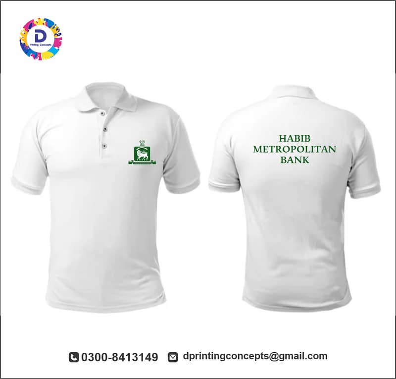 T Shirt Printing | Polo Shirt | Staff Uniform Manufacturer In Lahore 7