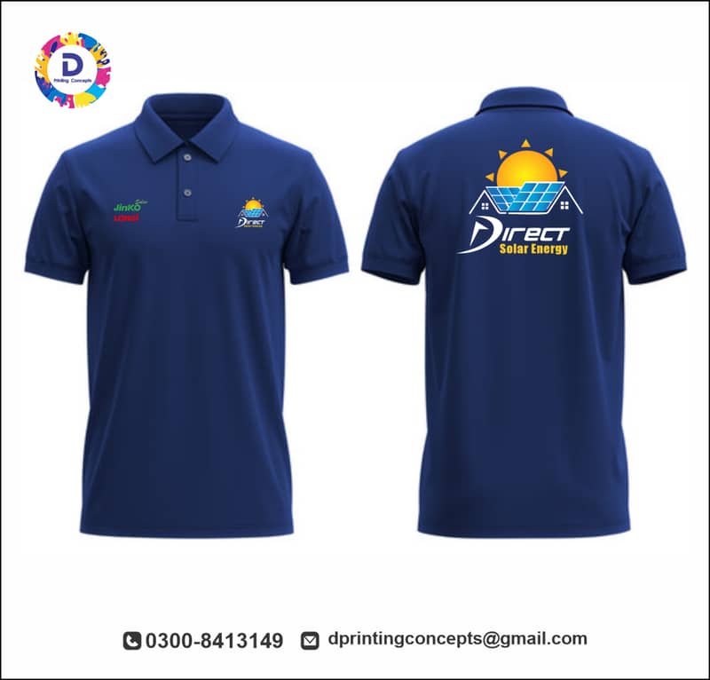 T Shirt Printing | Polo Shirt | Staff Uniform Manufacturer In Lahore 12