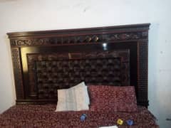 wooden bedset for sale in multan. 0