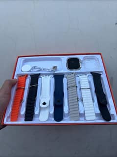 7 straps smart watch s100 brand new