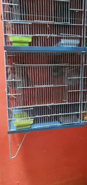 8 portion cage + tray  and food box and water box 4