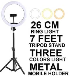 Tripod Phone Stand with ring light