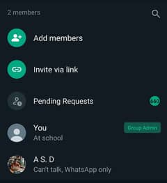 Whatsapp Group available