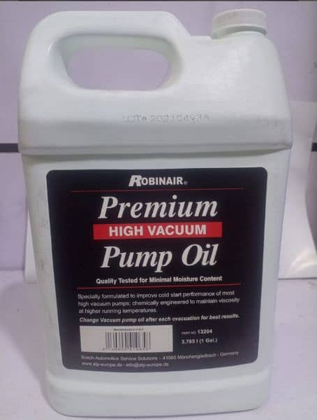 vaccum pump oil 0