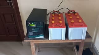 battery EXIDE N200 23plate with UPS 2000Watt Handmade For Sale