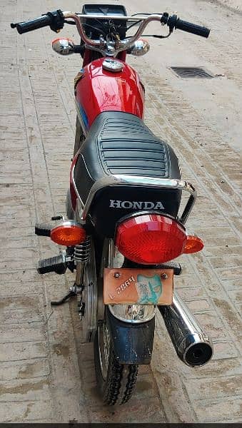 Honda 125 upgraded to 2024 2