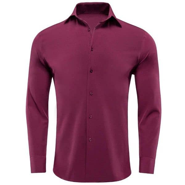 mens Collar shirt| Cotton Plain  shirt For Sale 0