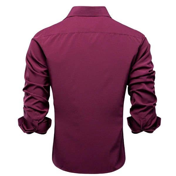 mens Collar shirt| Cotton Plain  shirt For Sale 3