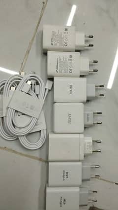 original chargers vivo Infinix Tecno Realme oppo