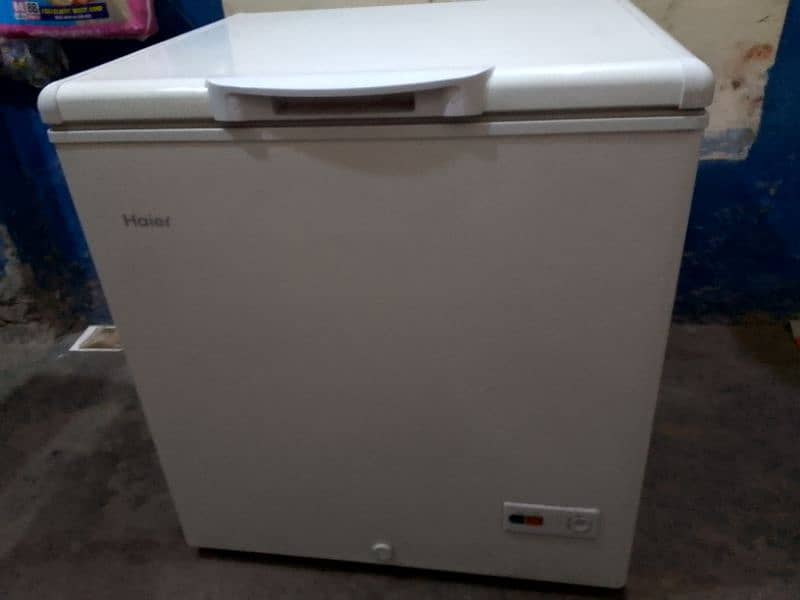 Haier D freezer one door condition full new warranty 9 years 11 month 1