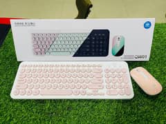 Wireless Keyboard And Mouse Retro QW01