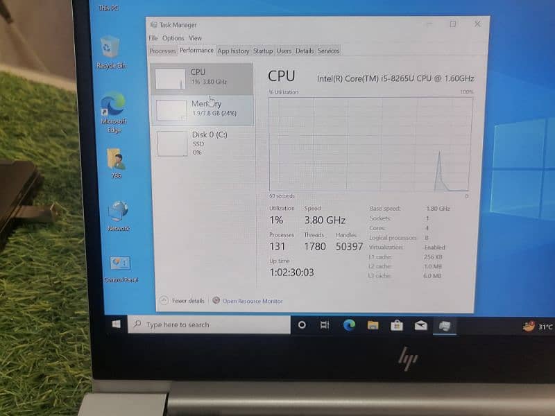 Hp 840 G6 i5 8th gen with Hp new logo 13