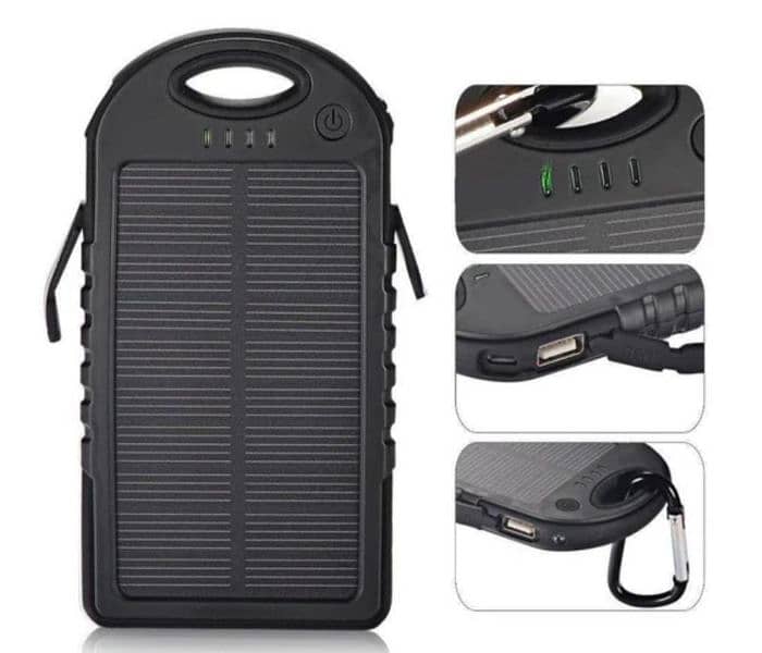 5000mah Solar power bank 2