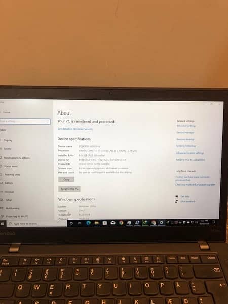 Lenovo Thinkpad T470s Core i5 7th generation Dual battery 2