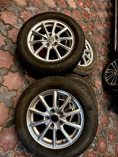 japanese tyres with Alloy wheels  215/60/R16 Honda Vezel 2