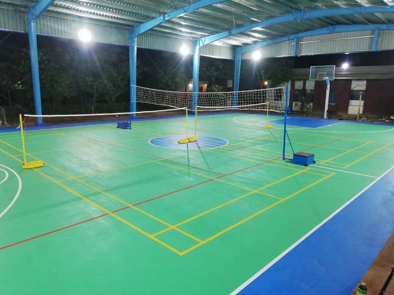 Basketball court Flooring|Sports Ground Floor Comercial|Tennis Courts 12