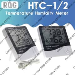 LCD Digital sports Thermometer Temperature Humidity Meter HTC-1