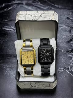 Deals 2 Men S; square Watches  25 % off