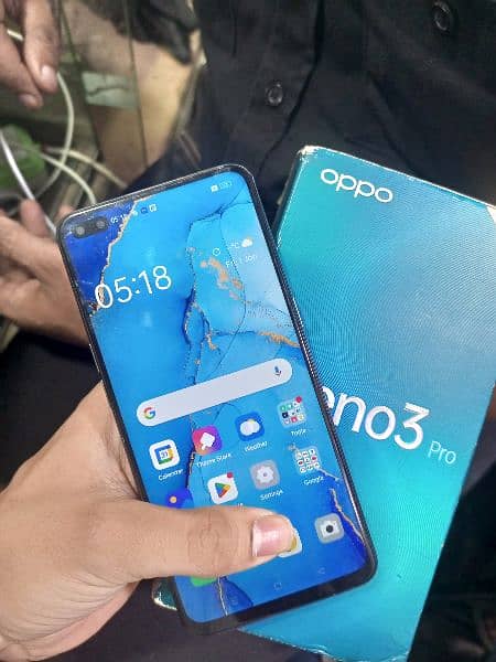 Oppo Reno 3 Pro New condition 8GB 256GB complete saman Pta approved 3