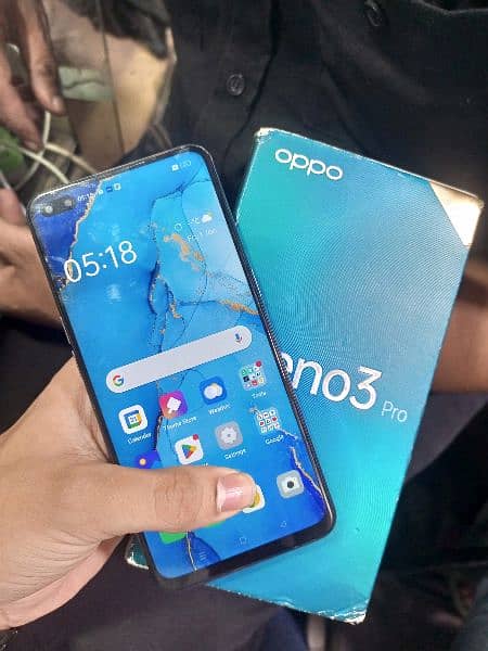 Oppo Reno 3 Pro New condition 8GB 256GB complete saman Pta approved 4