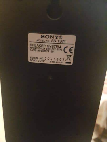 SONY SPEAKERS SYSTEM 5