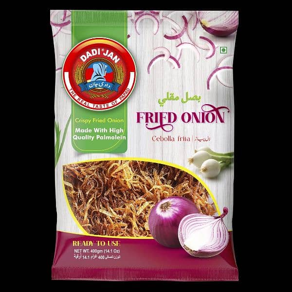 Fried Onions Of Dadi Jan Company 400gm 0