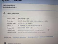 Hp laptop new. condition ten by ten