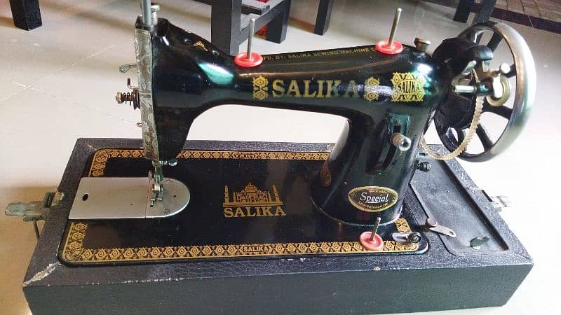 slightly used sewing machine without motor for urgent sale available 0