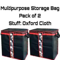 DUST PROOF STORAGE BAGS , black colour pack of 2