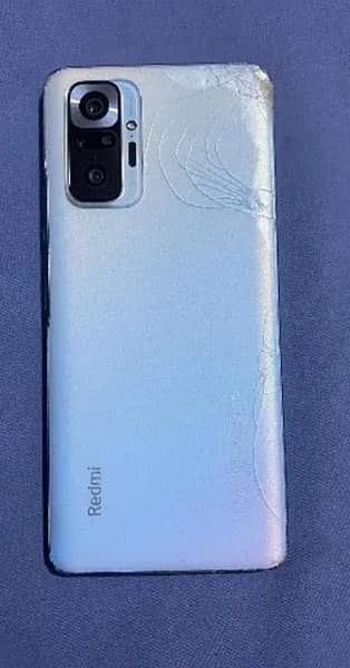 Redmi note 10 pro  6/126 5000 mah battery  Back minor crack 3