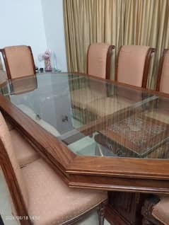 Pure sheesham wood Dinning table 8 seats