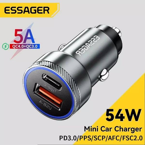 Car Charger Super Fast 54W 1