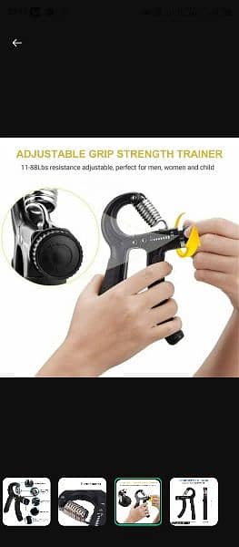 Adjustable Rubber Hand Gripper 5